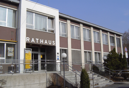 Rathaus der jungen Stadtgemeinde