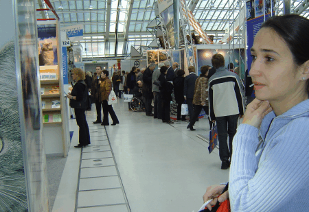 Im Design-Center bei der Reisemesse