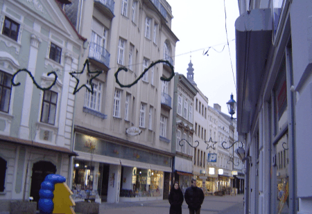 Wienerstra�e vom Riemerplatz aus gesehen