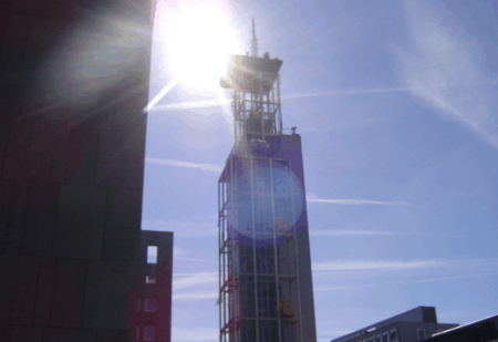 Blick auf den Klangturm