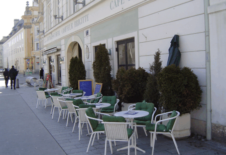 Gastgarten am Rathausplatz