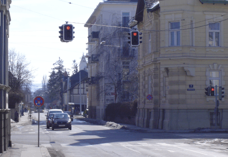 Blick in die Josef Stra�e