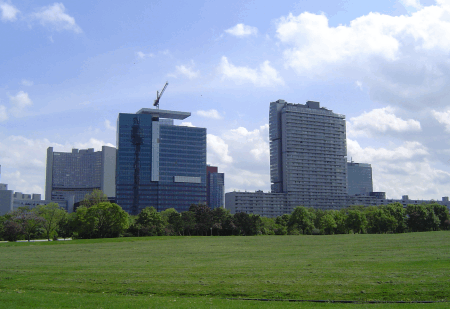 Blick auf Donaucity