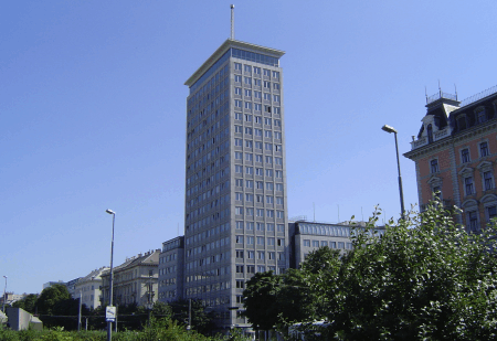 Ringturm, erstes Hochhaus Wiens