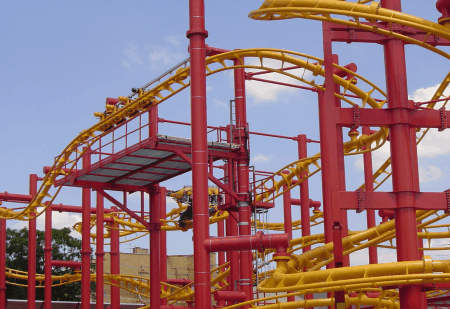 ...um dann mit enormer Geschwindigkeit...