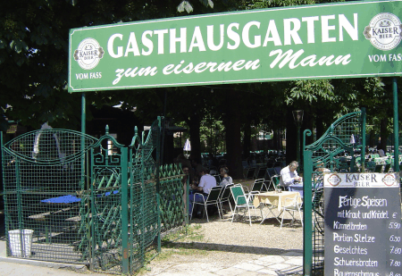 Im Prater gibt es unz�hlige Gasth�user...
