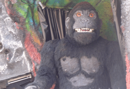 Bei einer Geisterbahn